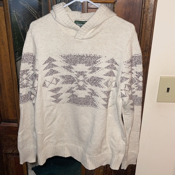 American Eagle Boho Tribal Hooded Sweatshirt - Picture 2 of 3